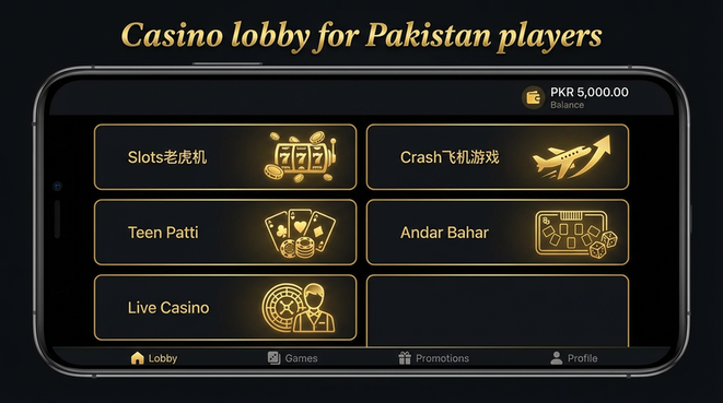 Lobby view of vsp777 for Pakistan users - 4